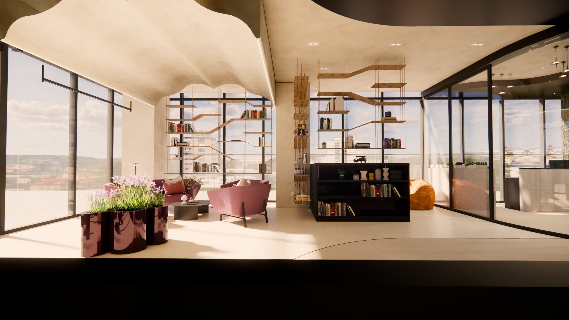 Hôtel Meraki, Lounge