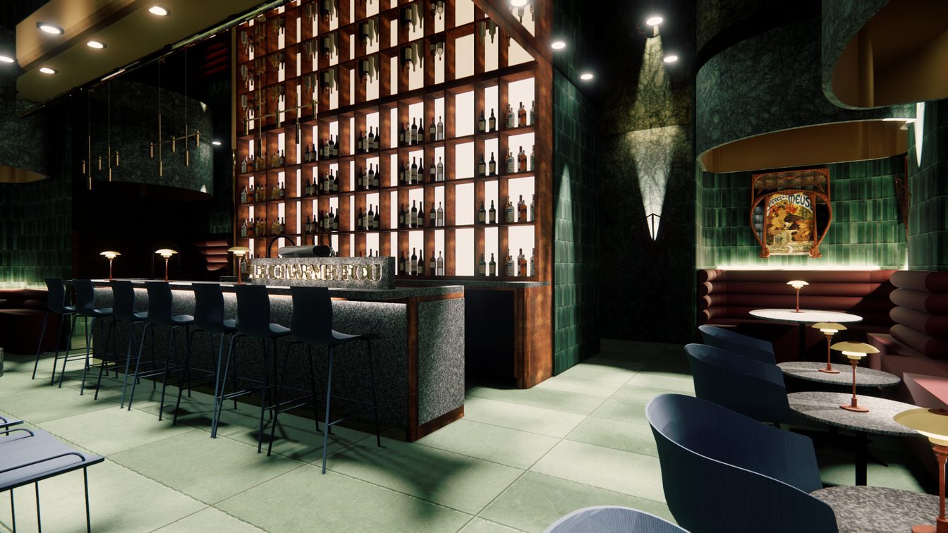 Le Charme Fou, Comptoir bar