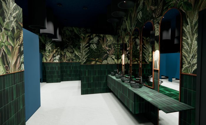 Le Charme Fou, Toilettes
