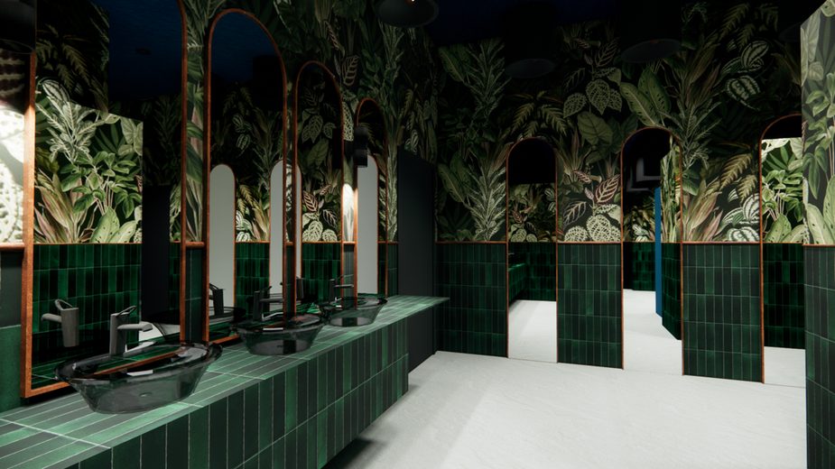 Le Charme Fou, Toilettes