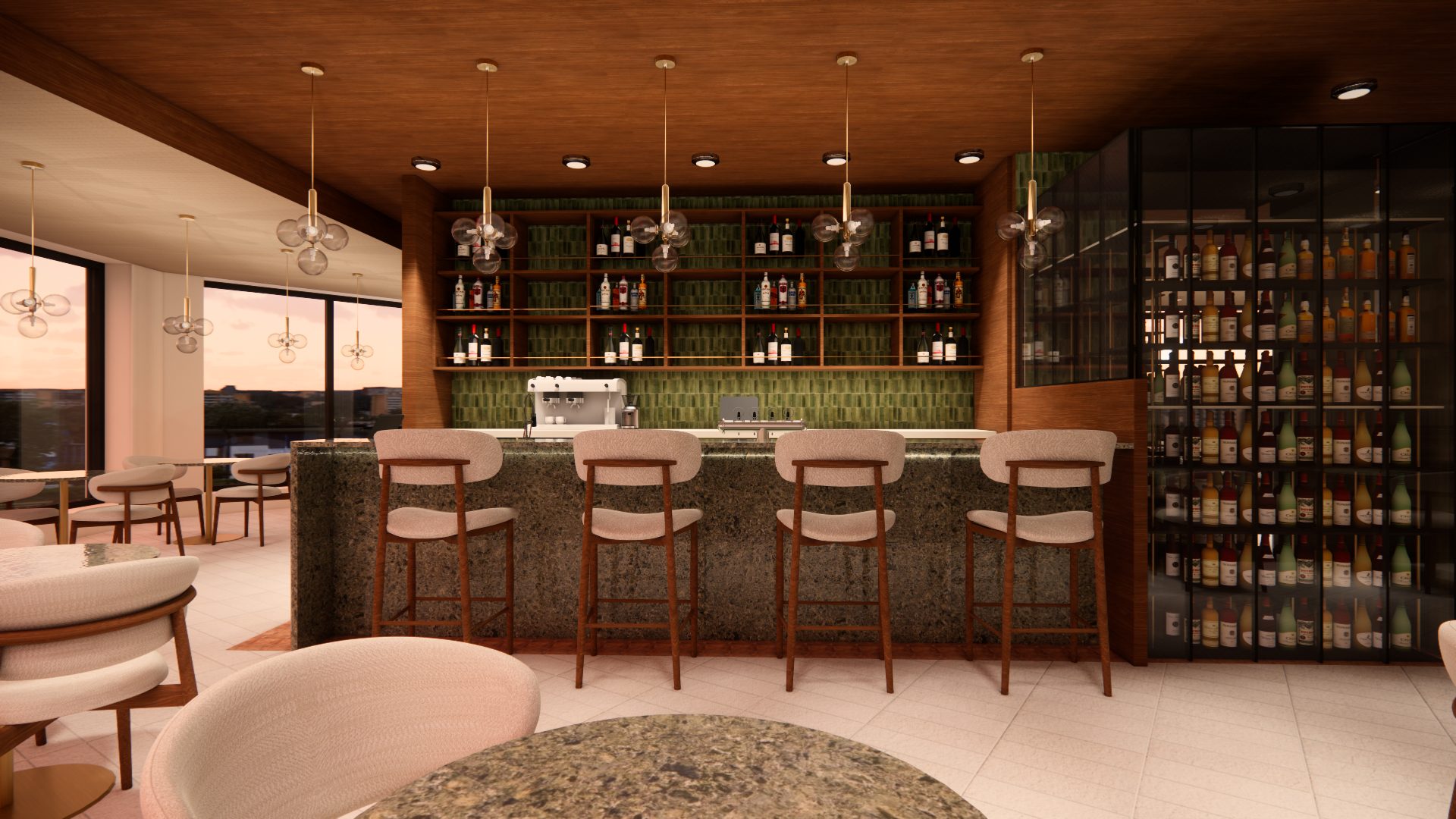Restaurant Essence, Section bar